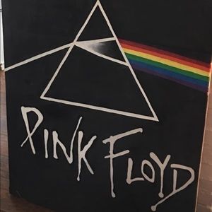 BIG Pink Floyd canvas painting 🖤🎨